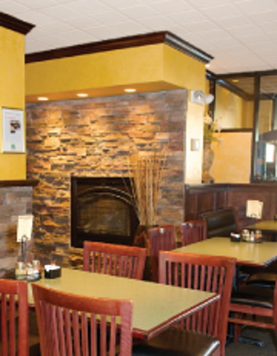 Dining room at Brothers Pizza in Centre Hall, PA